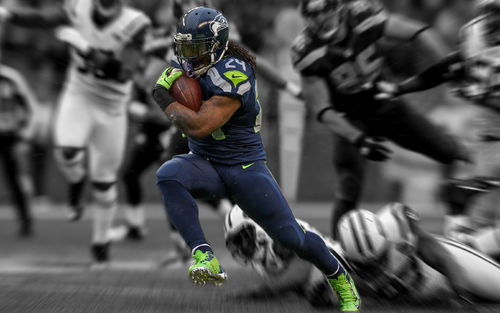 Seattle Seahawks Marshawn Lynch Image For iPhone Blackberry