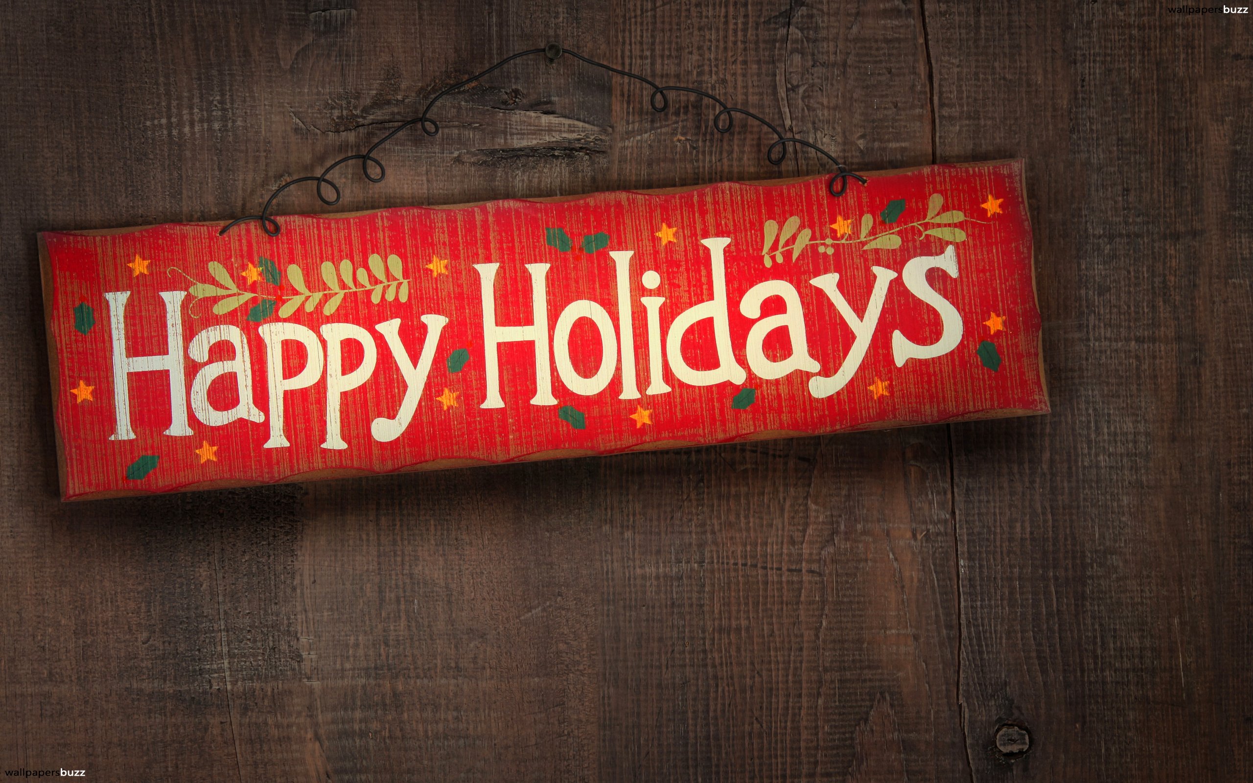 Happy Holidays HD Wallpaper