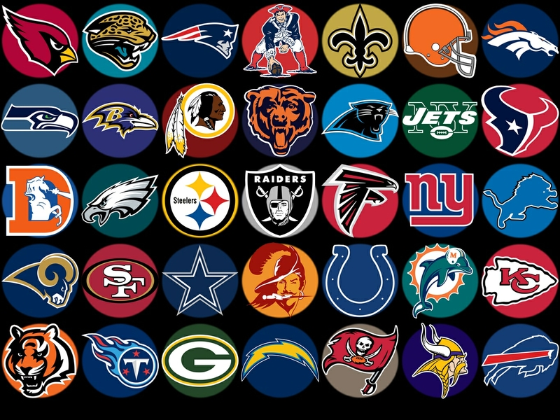 Nfl Football Logos Wallpaper American Football Nfl Logos