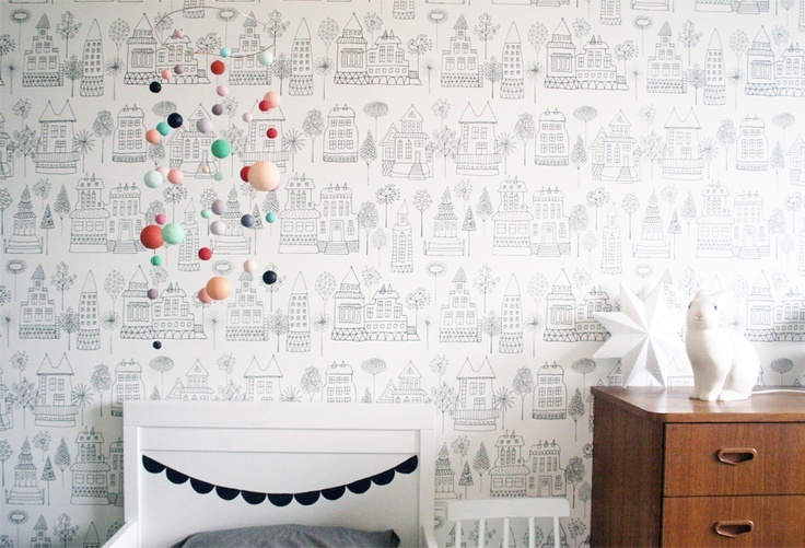 Pretty Home Inspiration Wallpaper In The Nursery