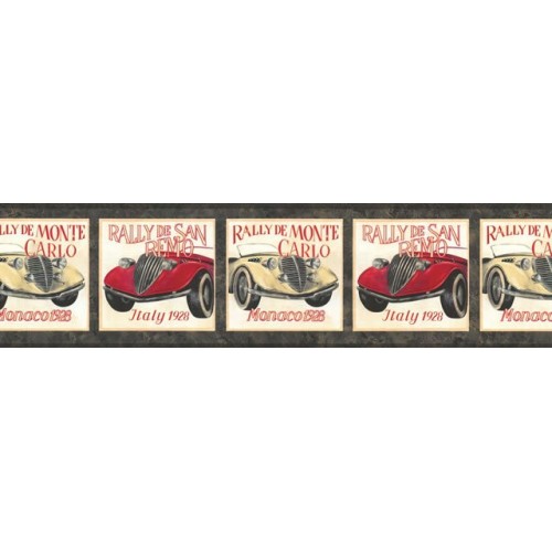 classic cars wallpaper border walmart