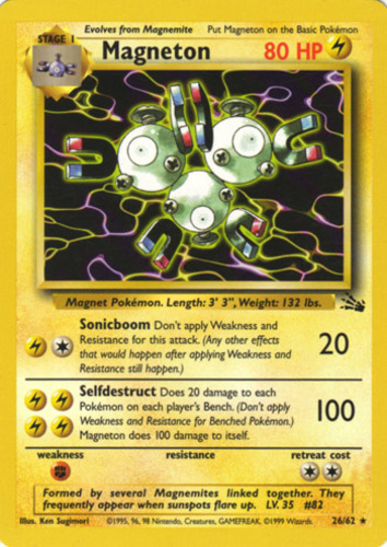 Imgs For Pokemon Magnemite Card