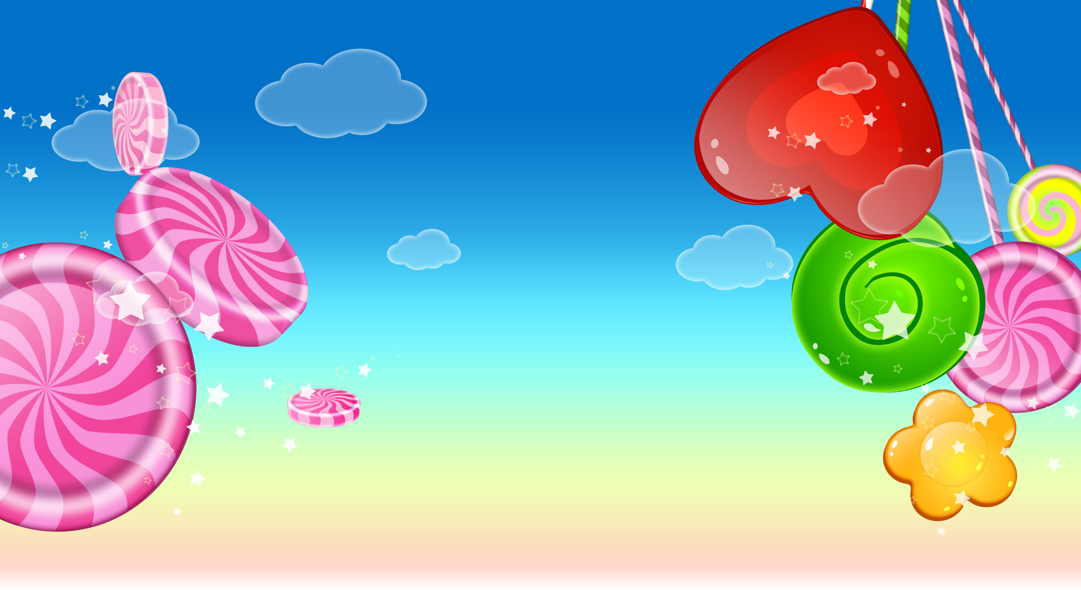 Candyland Background Collection