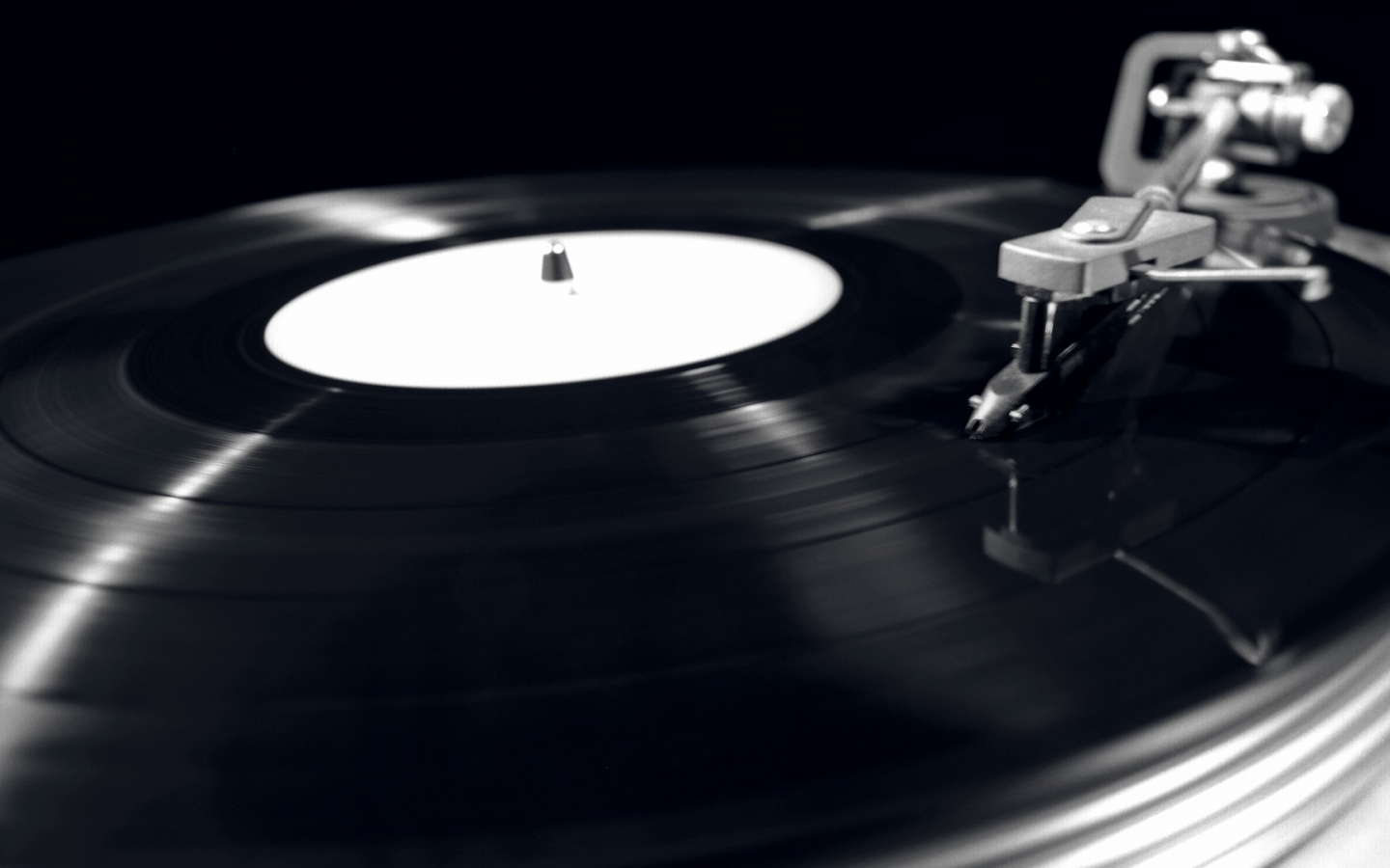 vinyl record player monochrome gramophone 1920x1080 wallpaper Art HD
