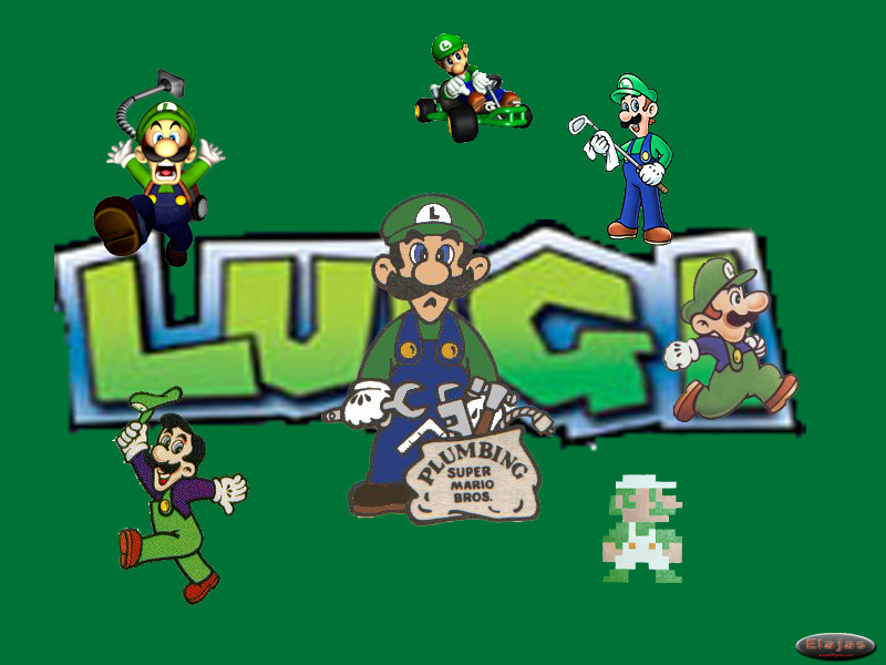 Luigi Wallpaper By Elajas
