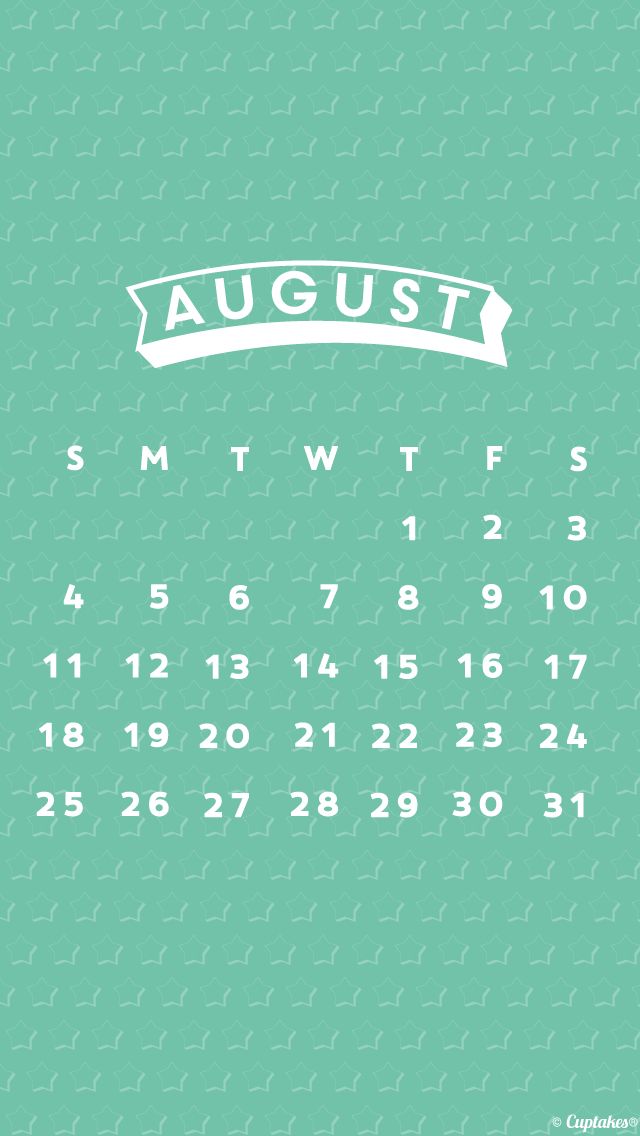 August Month Wallpaper Cuptakes For Girly Girls Pin