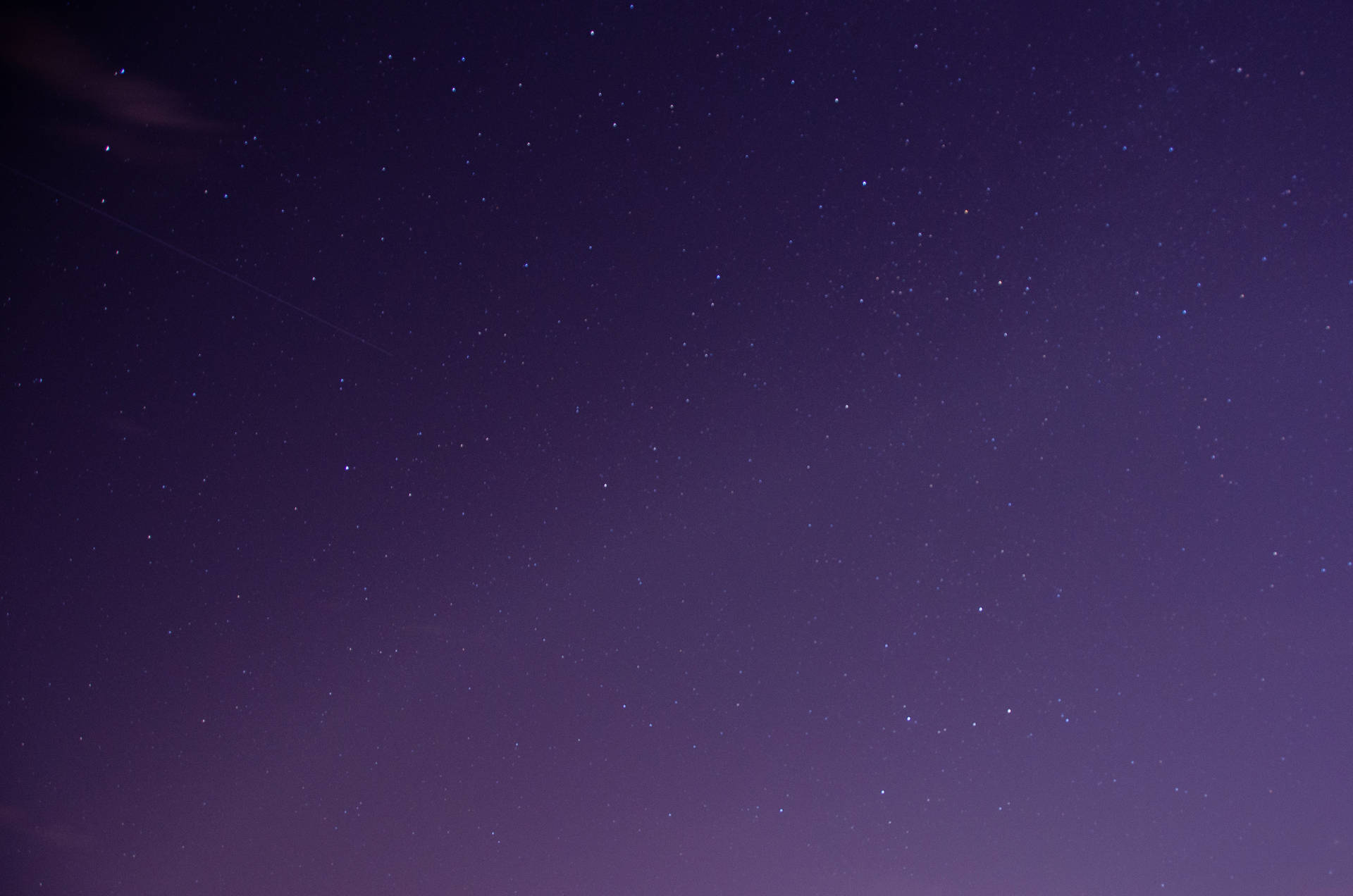 Purple Night Sky Wallpaper