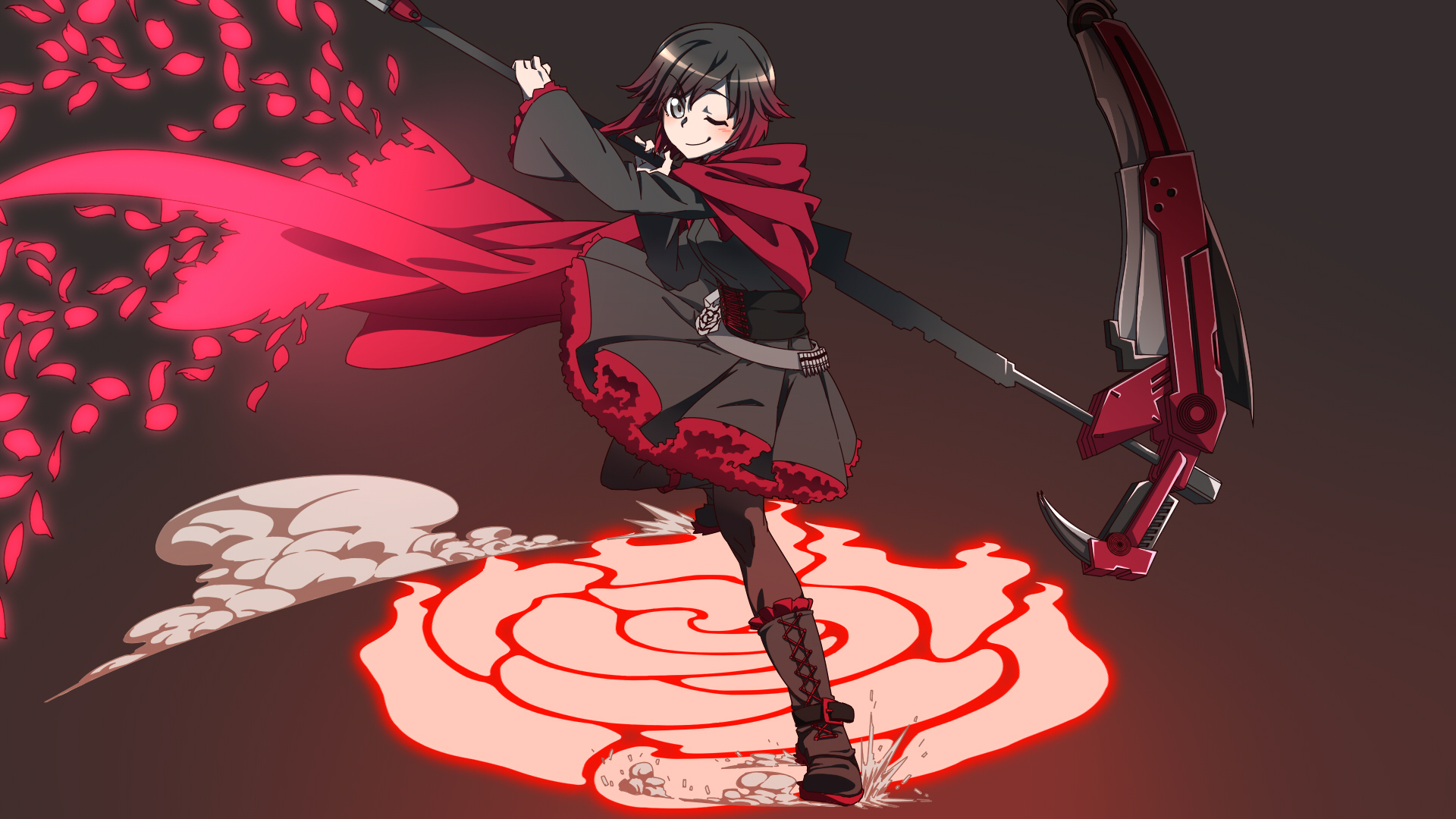 Rwby Ruby Rose Wallpaper Background