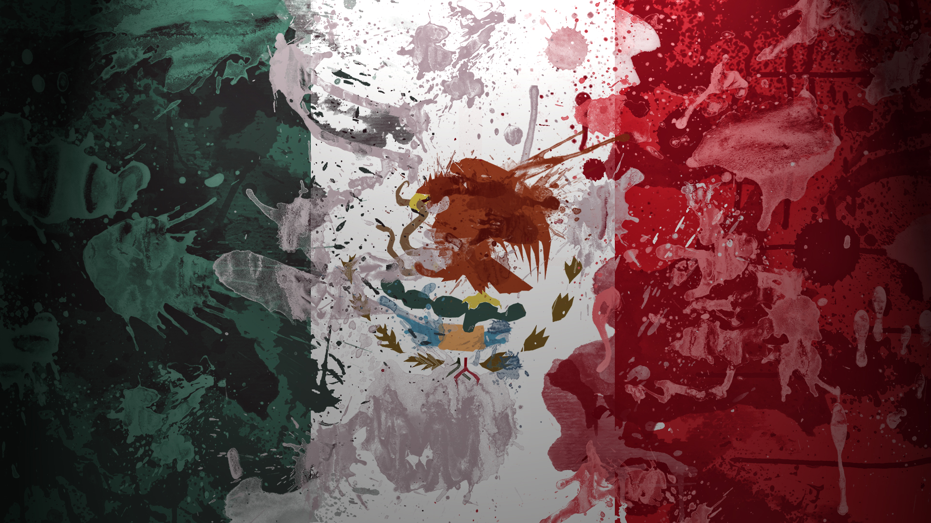Flag Art Mexico Wallpaper High Quality Desktop