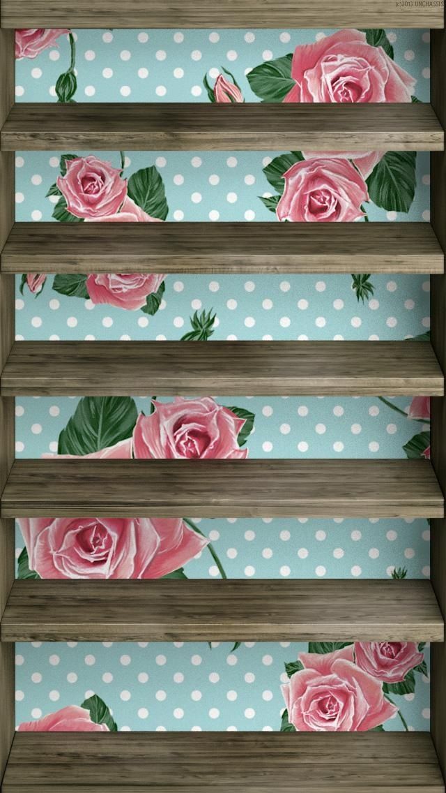 iPhone Floral Shelf Wallpaper