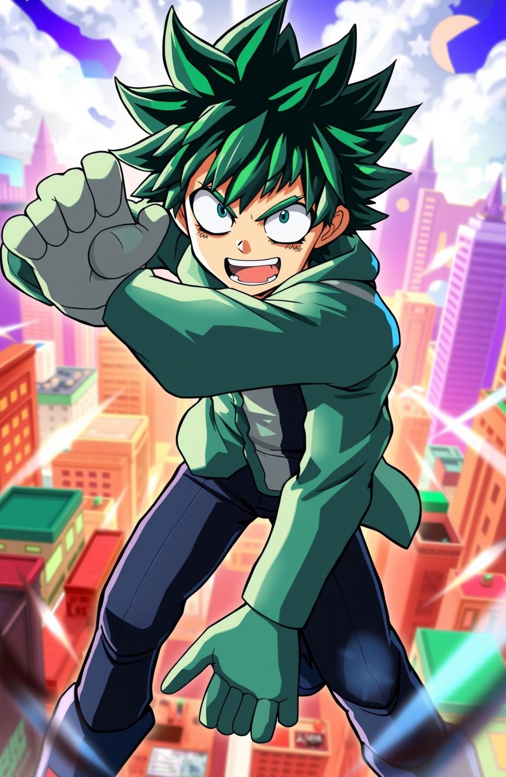 Cool Deku Anime Wallpaper