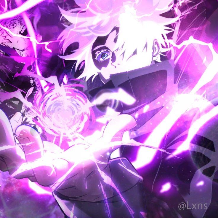 Gojo Icon Satoru Jujutsu Kaisen Light Purple Cool