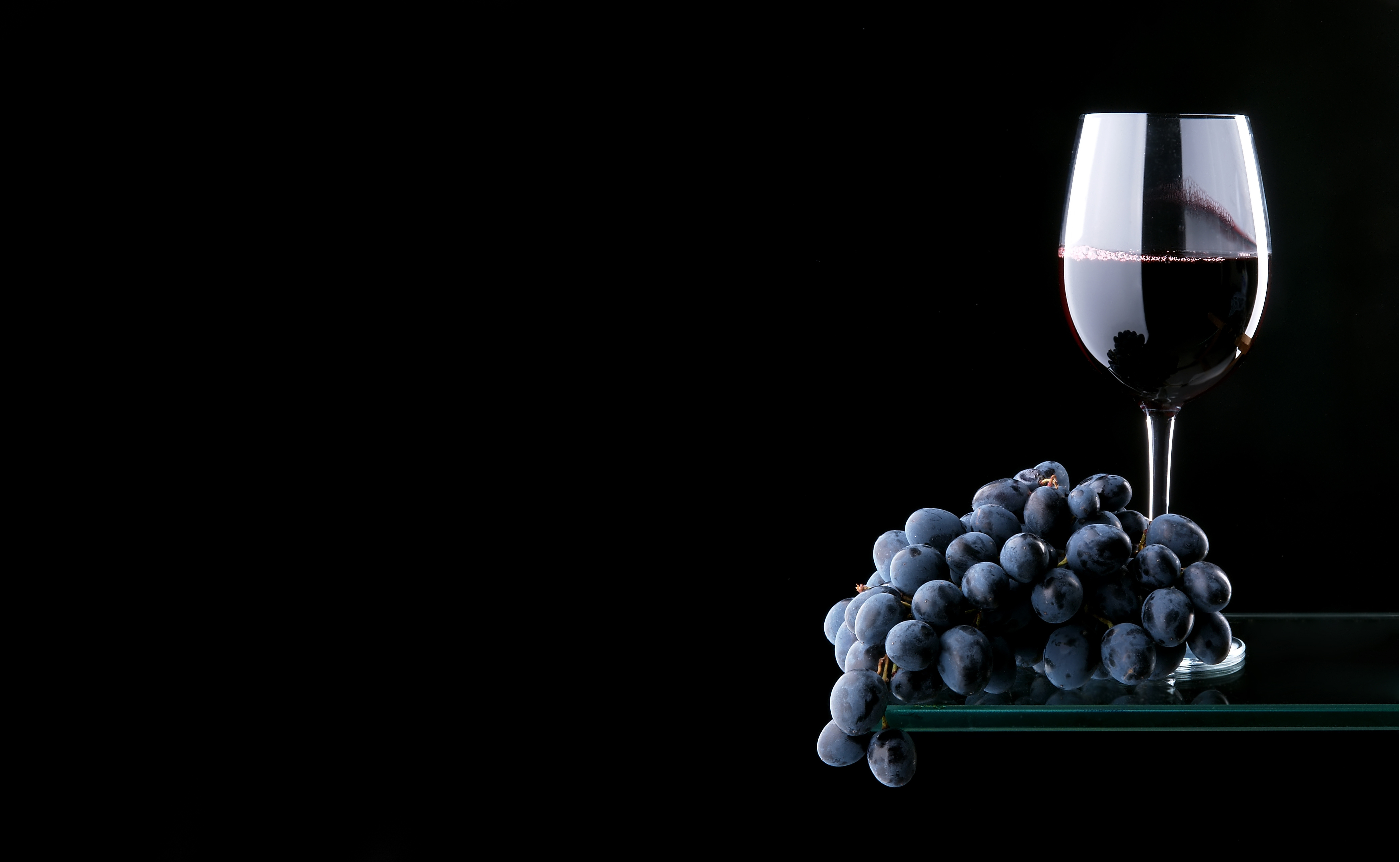 Black Background Grapes Wine Wallpaper And Image