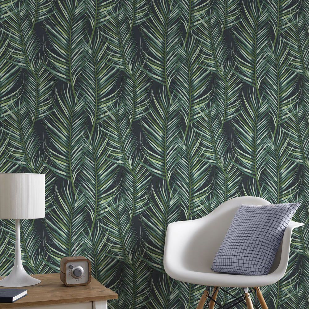 Superfresco Easy Wallpaper Palm Leaves Green Leaf