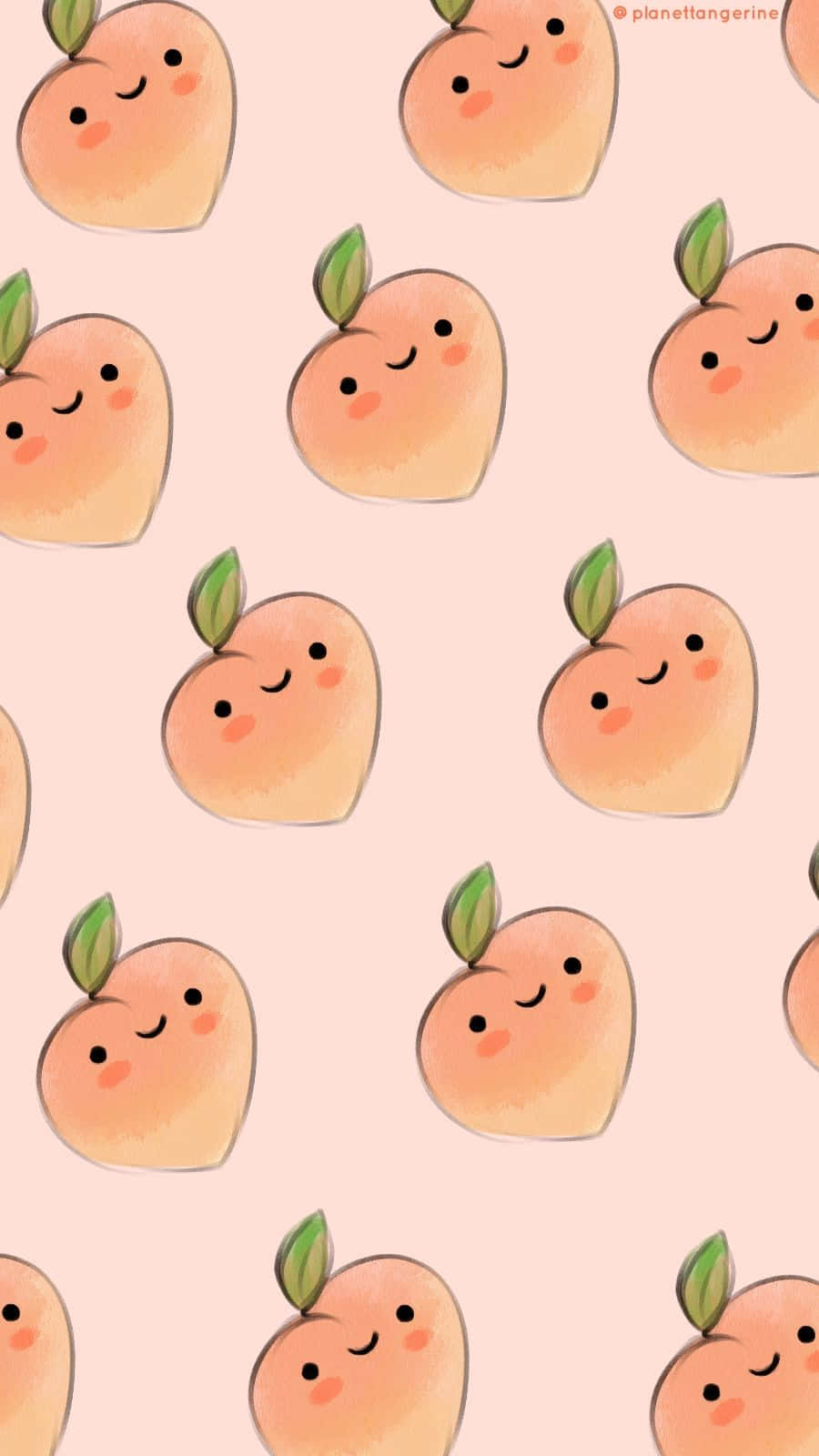 Cute Peach Wallpaper