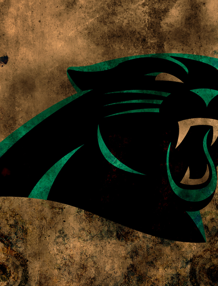 Carolina Panthers Distressed Wallpaper for Phones and Tablets
