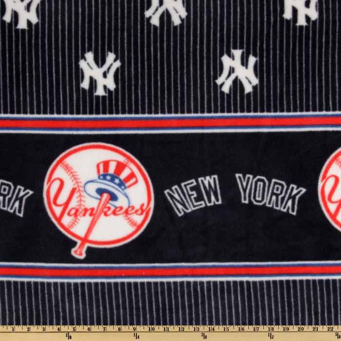 Buy Yankees Border S Fabric Dc Mlb Fleece New