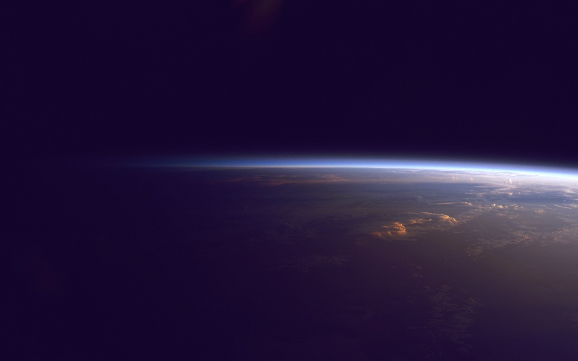 Space Wallpaper Horizon Earth Outer Mac