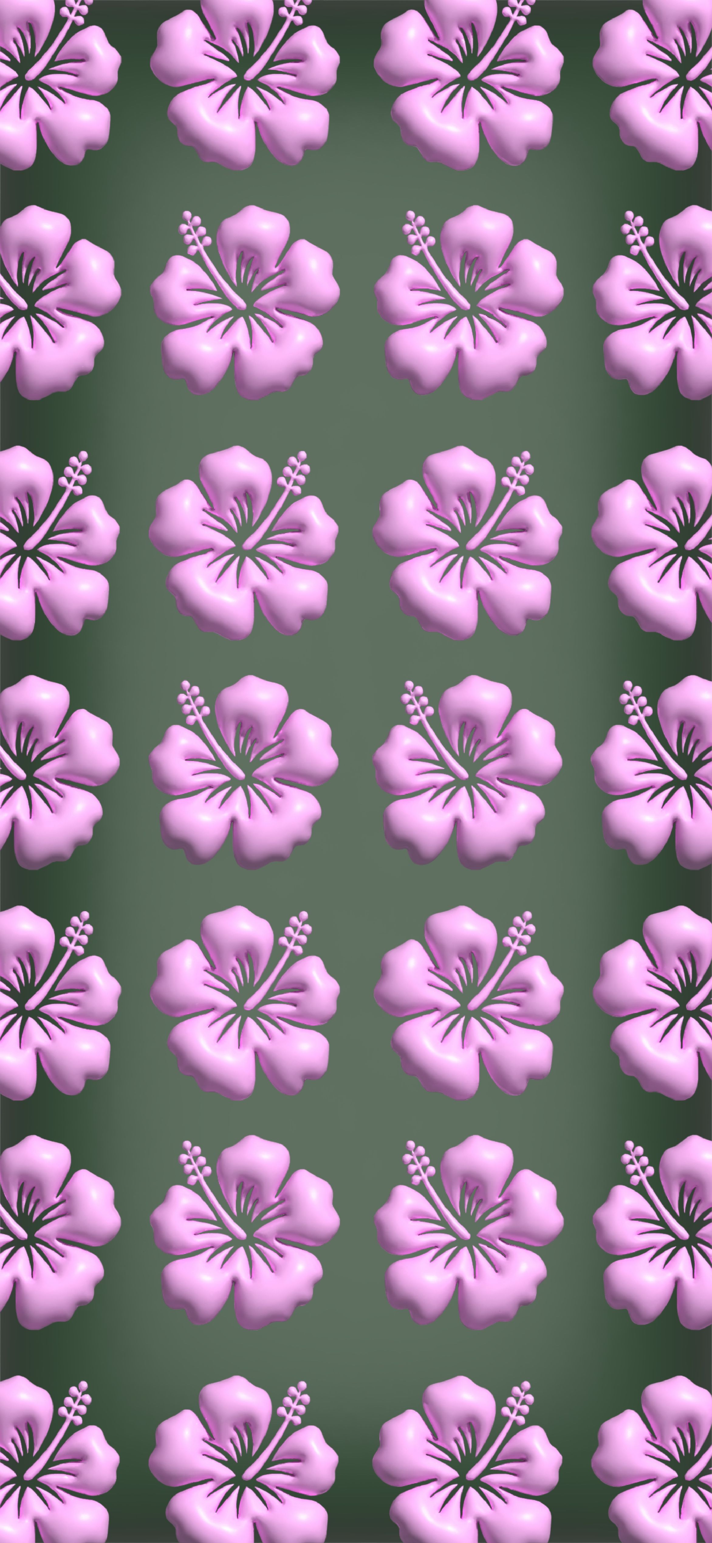 Purple Hibiscus Flowers Summer Wallpaper Desktop