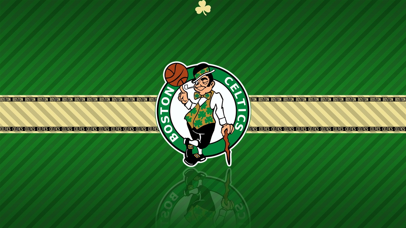 Boston Celtics Team Logo Widescreen HD Wallpaper