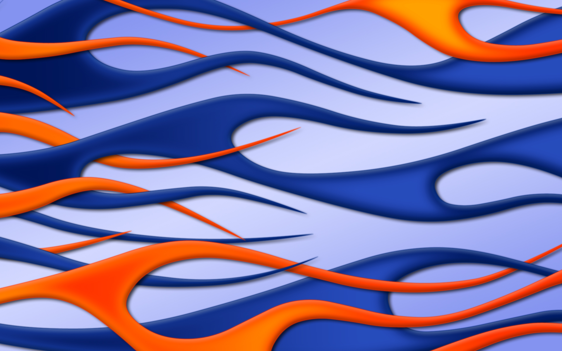 Flames Blue Wallpaper Image Jbensch Orange Widescreen