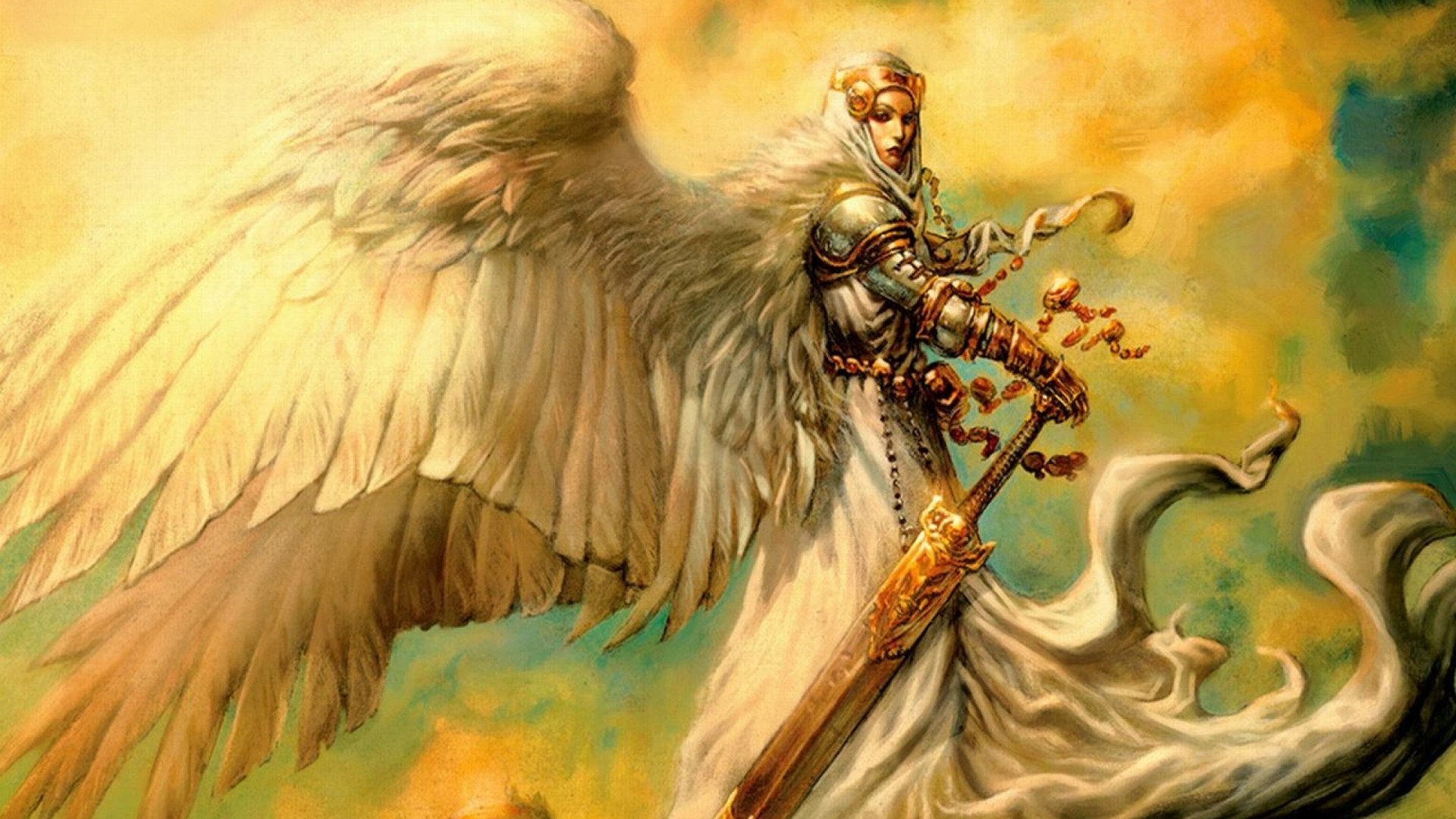 Angels Wings Magic The Gathering Wallpaper