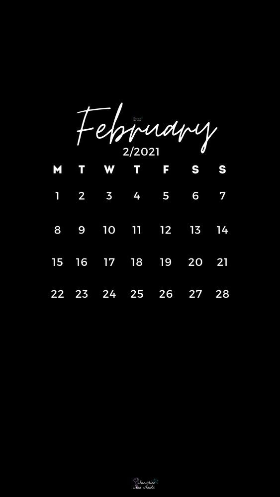 February Wallpaper HD In Phone Inspiration Calendar