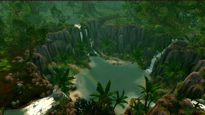 World Of Warcraft Forest Animation Waterfalls Wallpaper