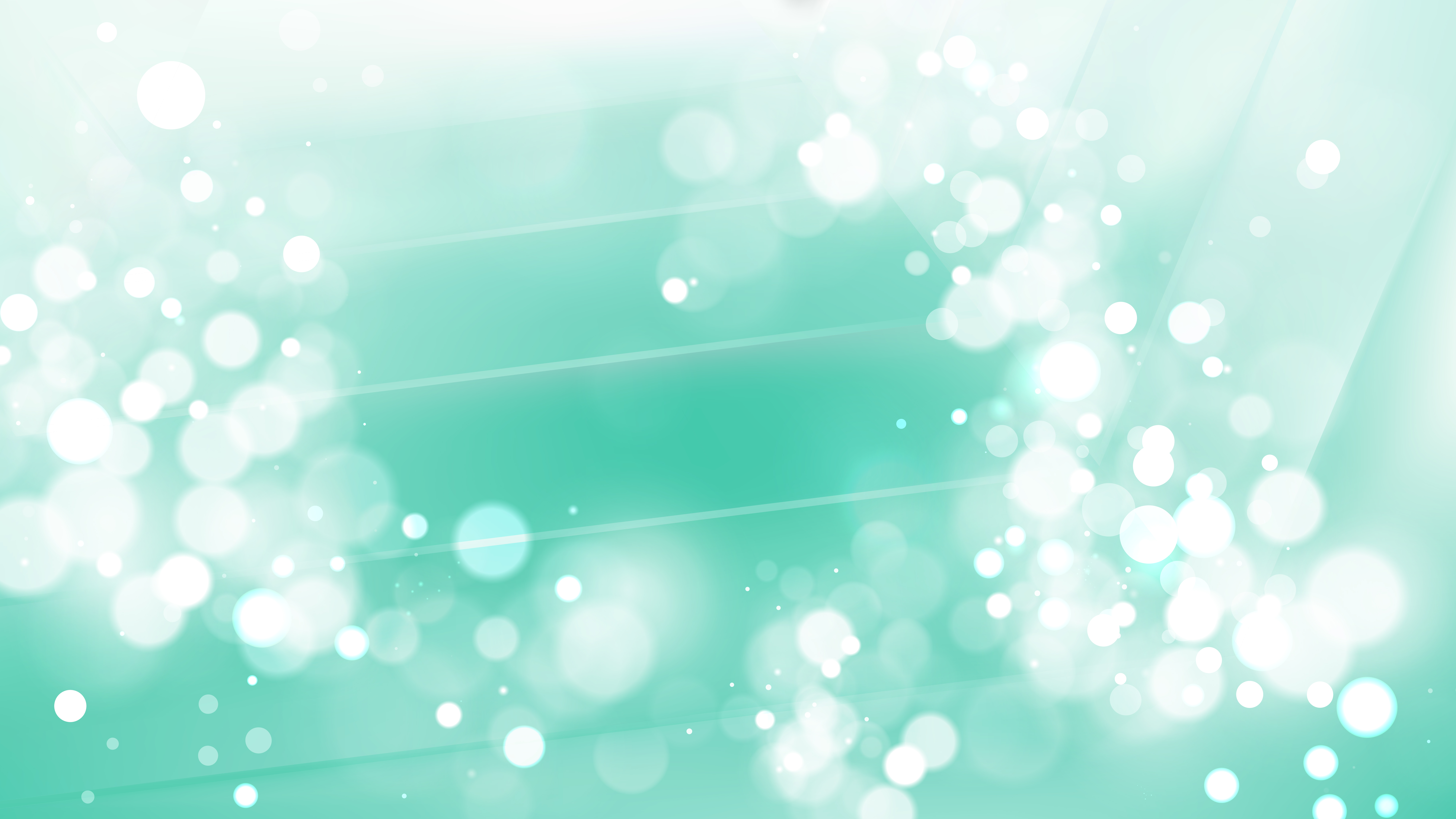Abstract Mint Green Defocused Background Vector