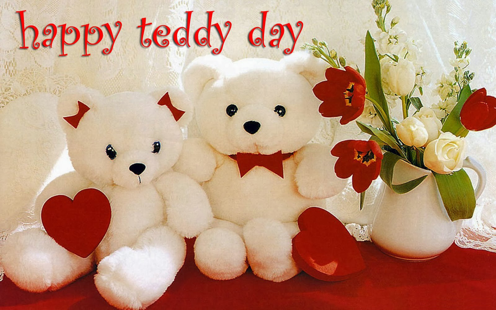 Happy Teddy Day HD 3d Image Wallpaper Pictures