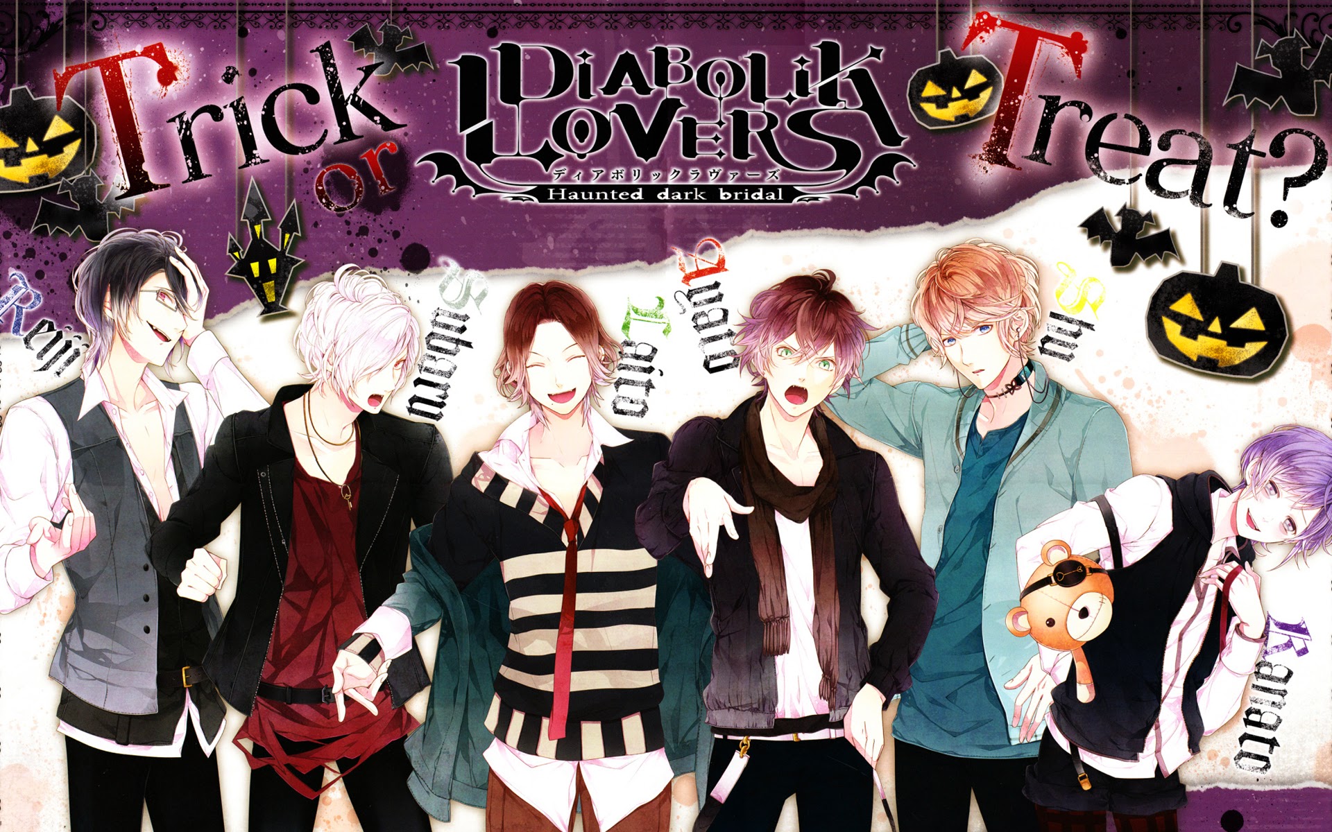 Wallpaper404 Diabolik Lovers Halloween Anime A070 Html
