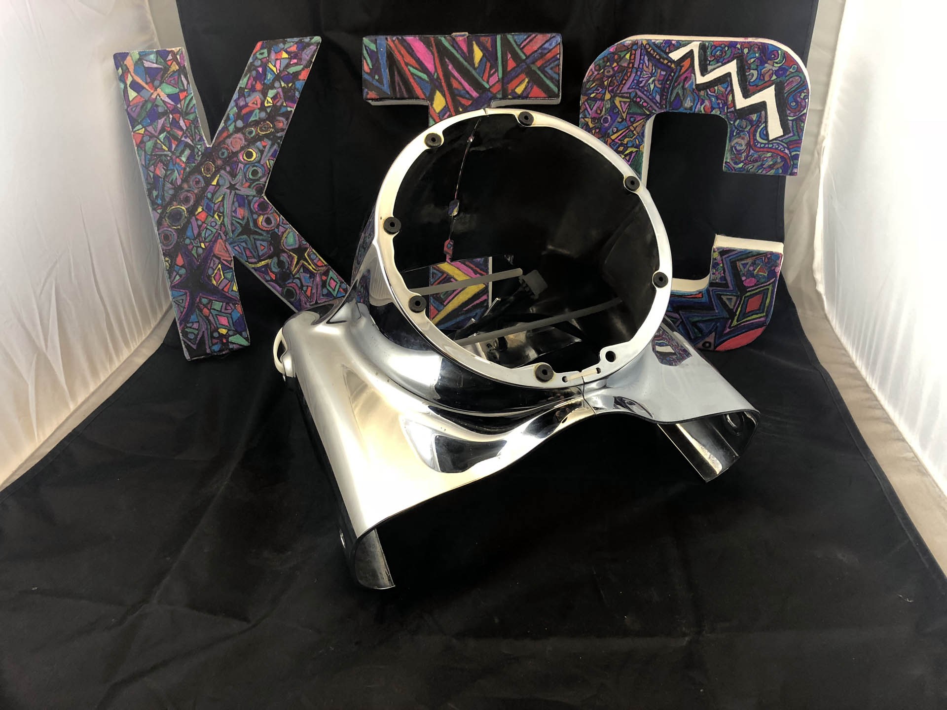 Used Chrome Nacelle Later Flhr Knobtown Cycle