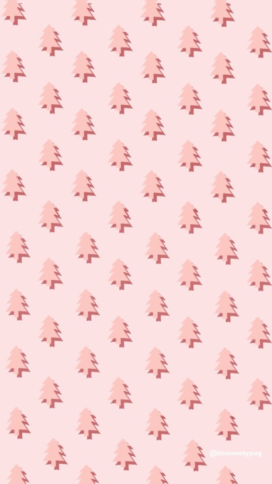 Silky Pink Christmas Wallpaper