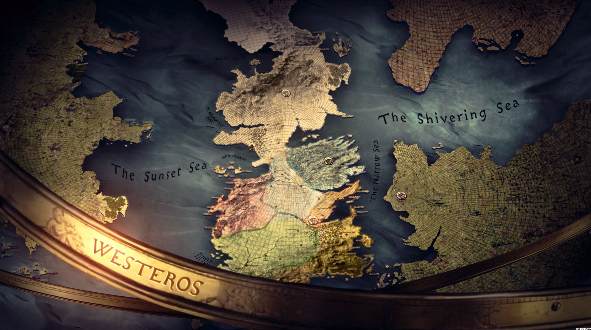 Game Of Thrones Map Seven Kingdoms HD Wallpaper Background Image