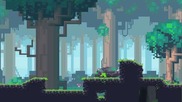 Pixel Game Background Wallpaper