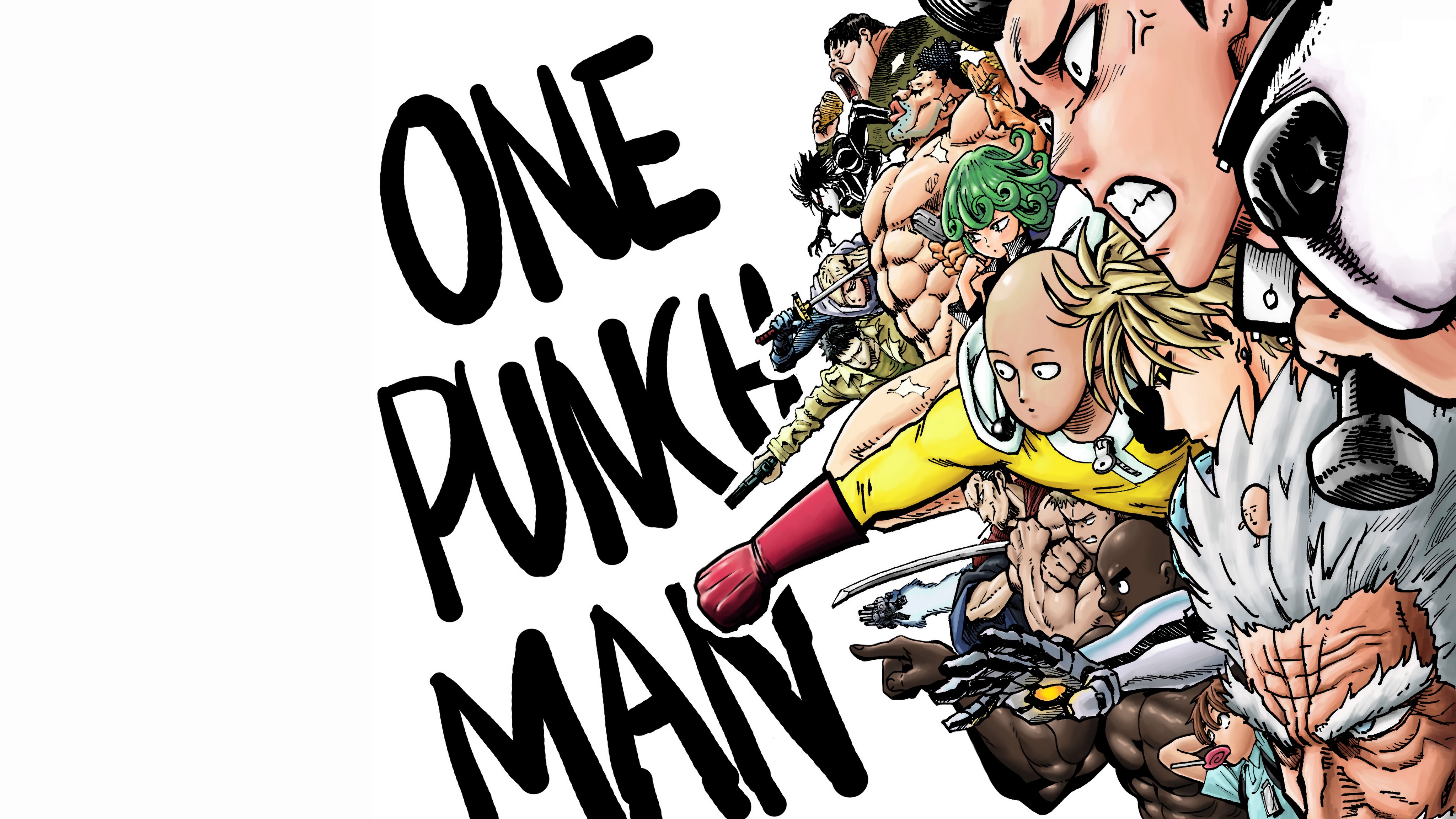 One Punch Man S Class Heroes Characters 4K Wallpaper 134