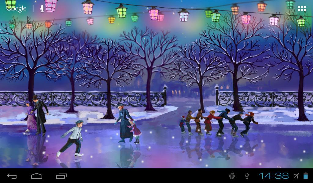 Christmas Rink Live Wallpaper Android Apps On Google Play