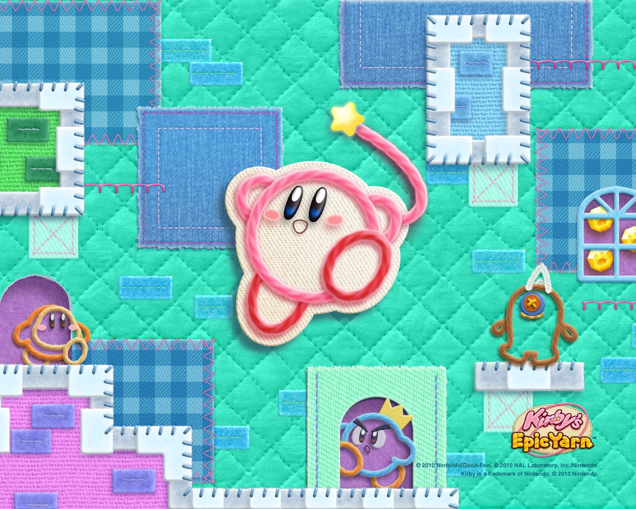 Kirby S Epic Yarn Wallpaper Image
