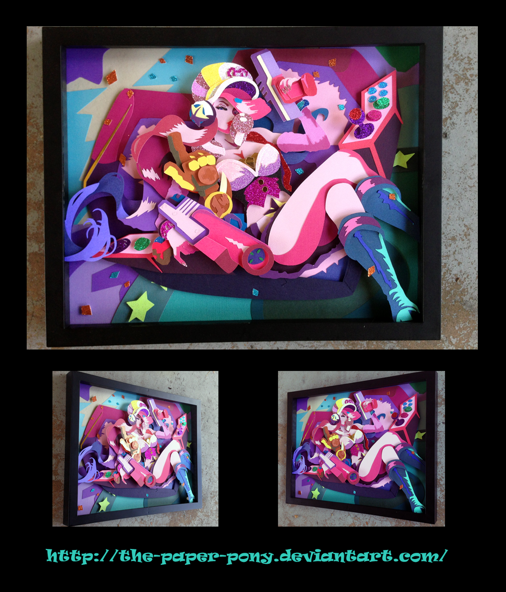 Mission Arcade Miss Fortune Shadowbox By The Paper Pony On
