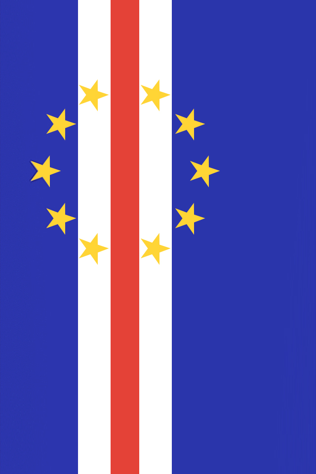 Cape Verde Flag iPhone Wallpaper HD