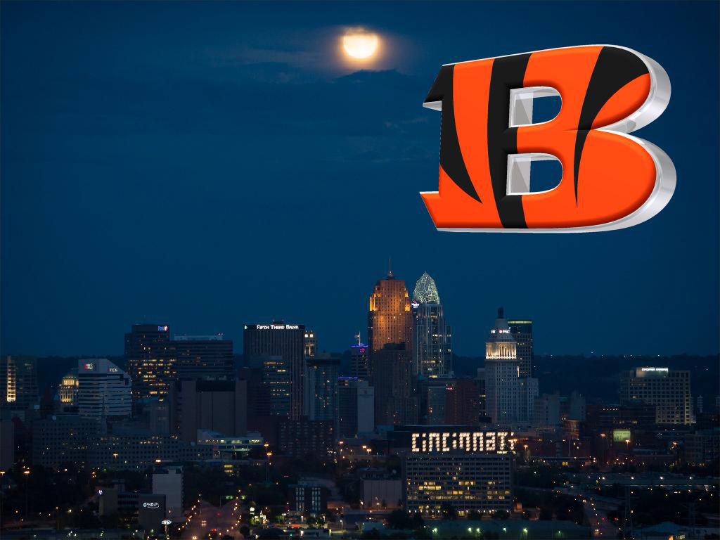 Instructions for downloading a Bengals wallpaper image 1024x768
