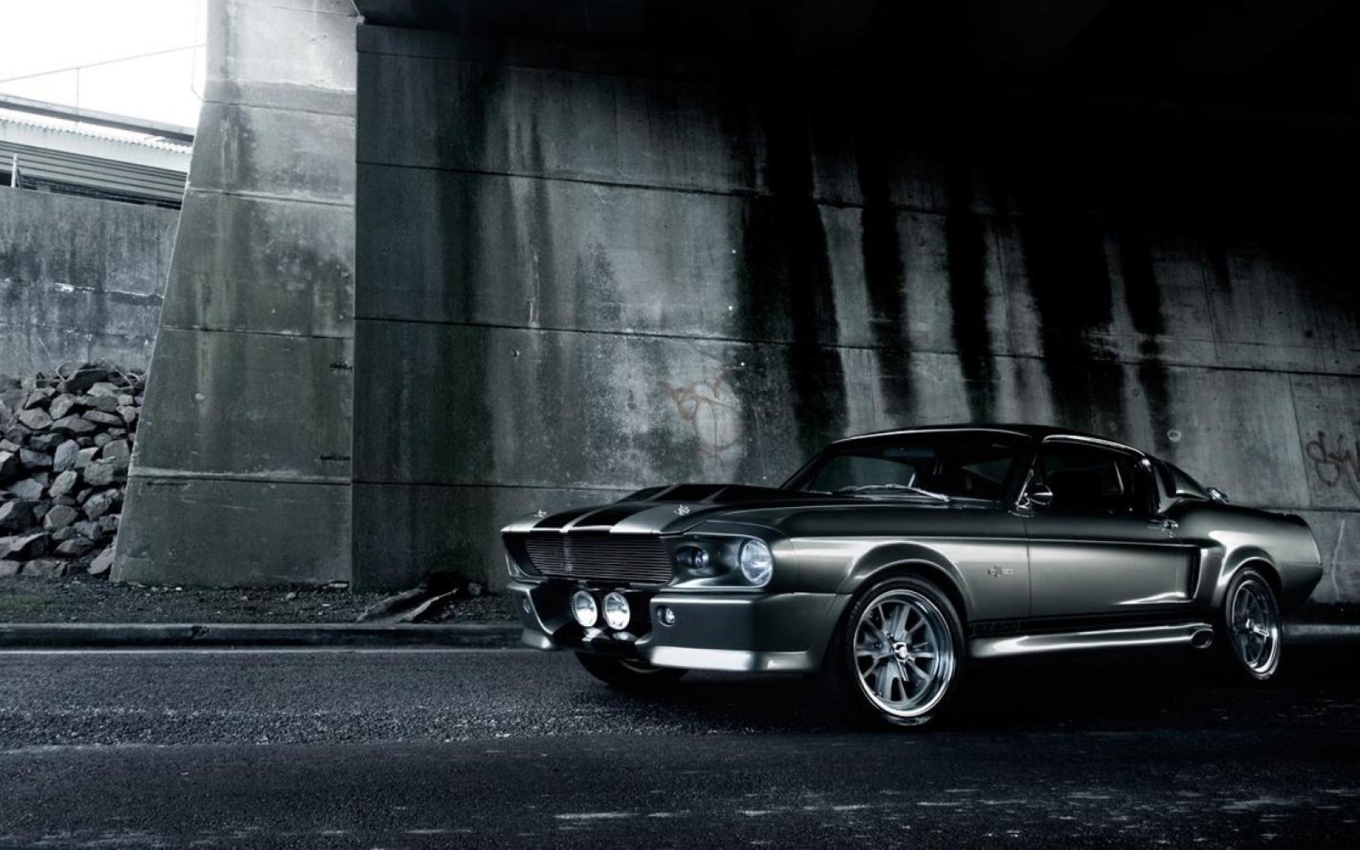 Ford Mustang Black HD Wallpaper Background Image