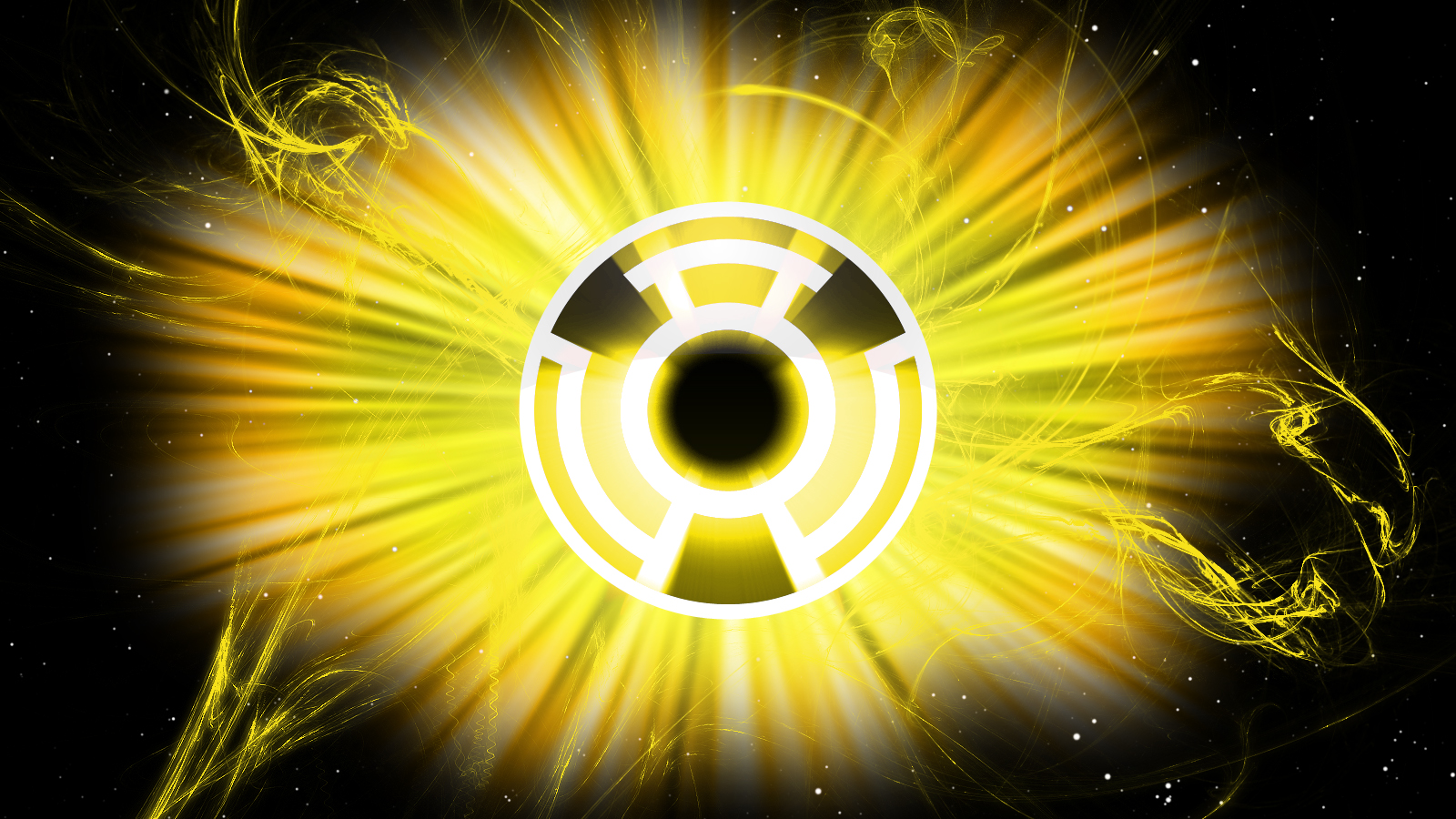 Yellow Lantern Logo In Space Zoom Ics Daily Ic Book