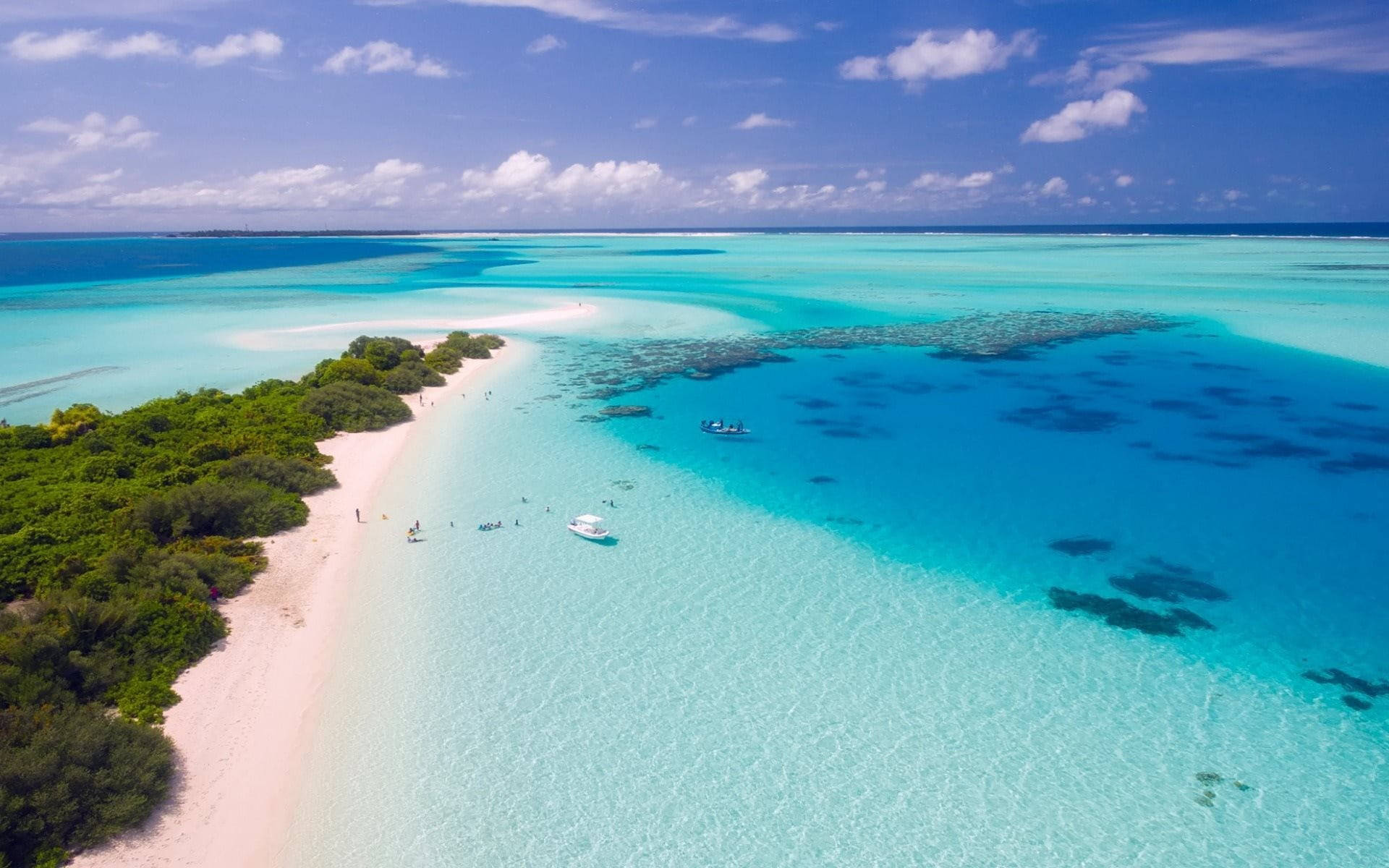 White Beach Wallpaper