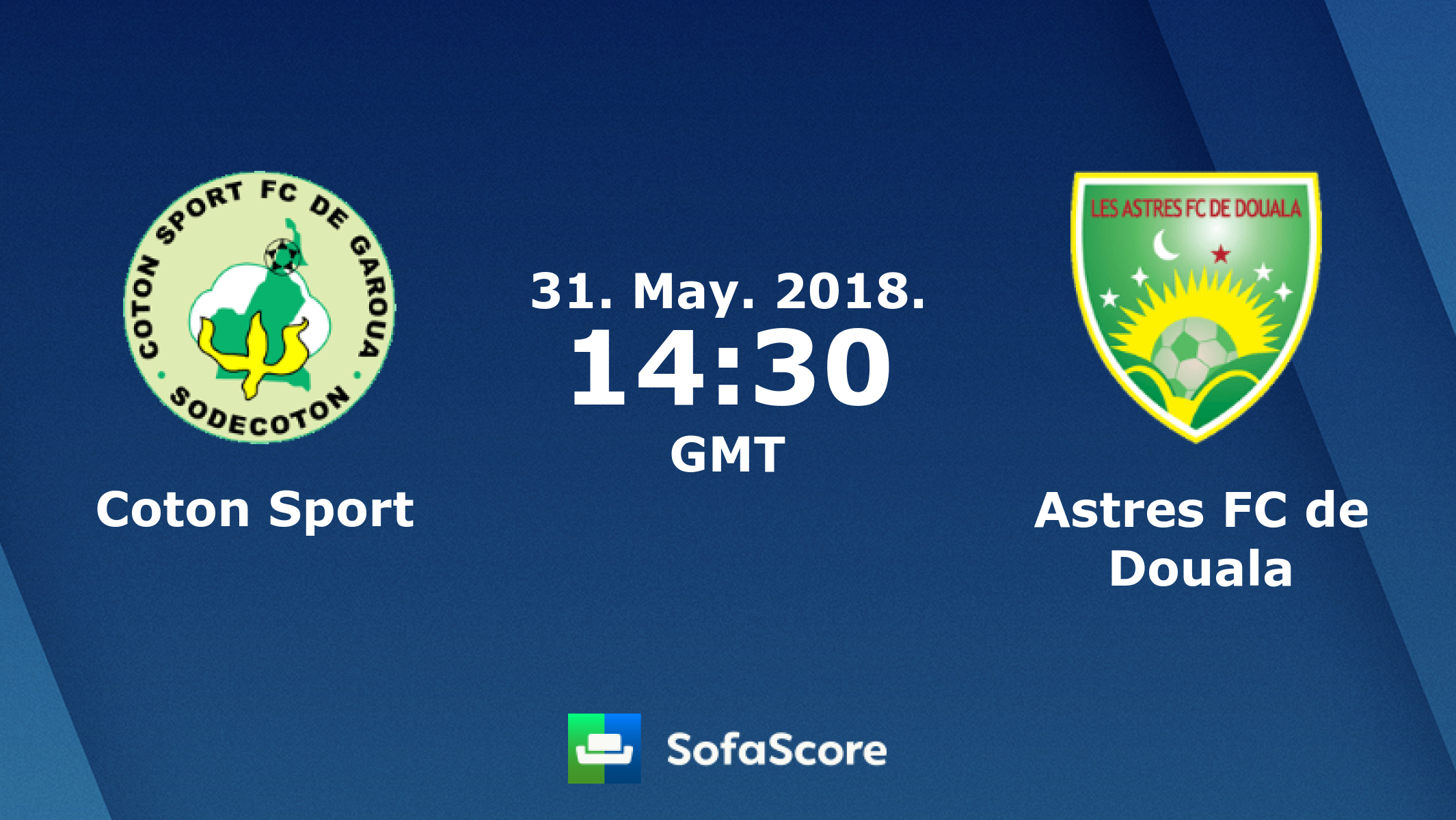 Coton Sport Astres Fc De Douala Live Score Video Stream And H2h
