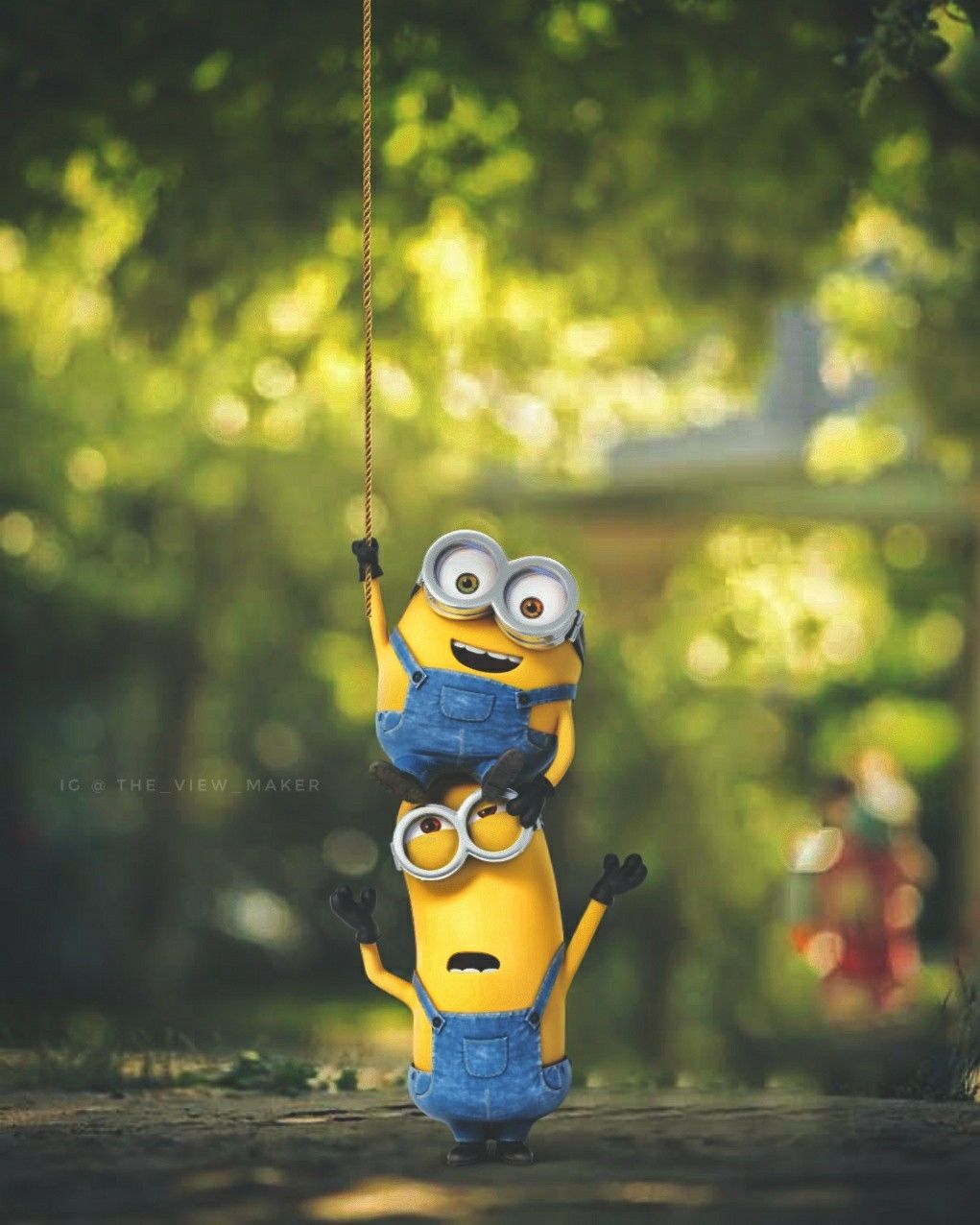 🔥 Download Minions Cute Couple Wallpaper Dark iPhone Background by ...