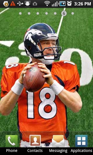 Peyton Manning Denver Broncos iPhone Wallpaper Live