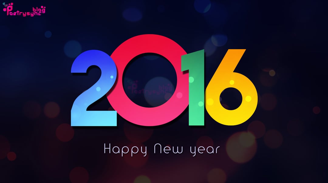 Happy New Year 2016 Desktop Wallpaper Poetry 1080x603