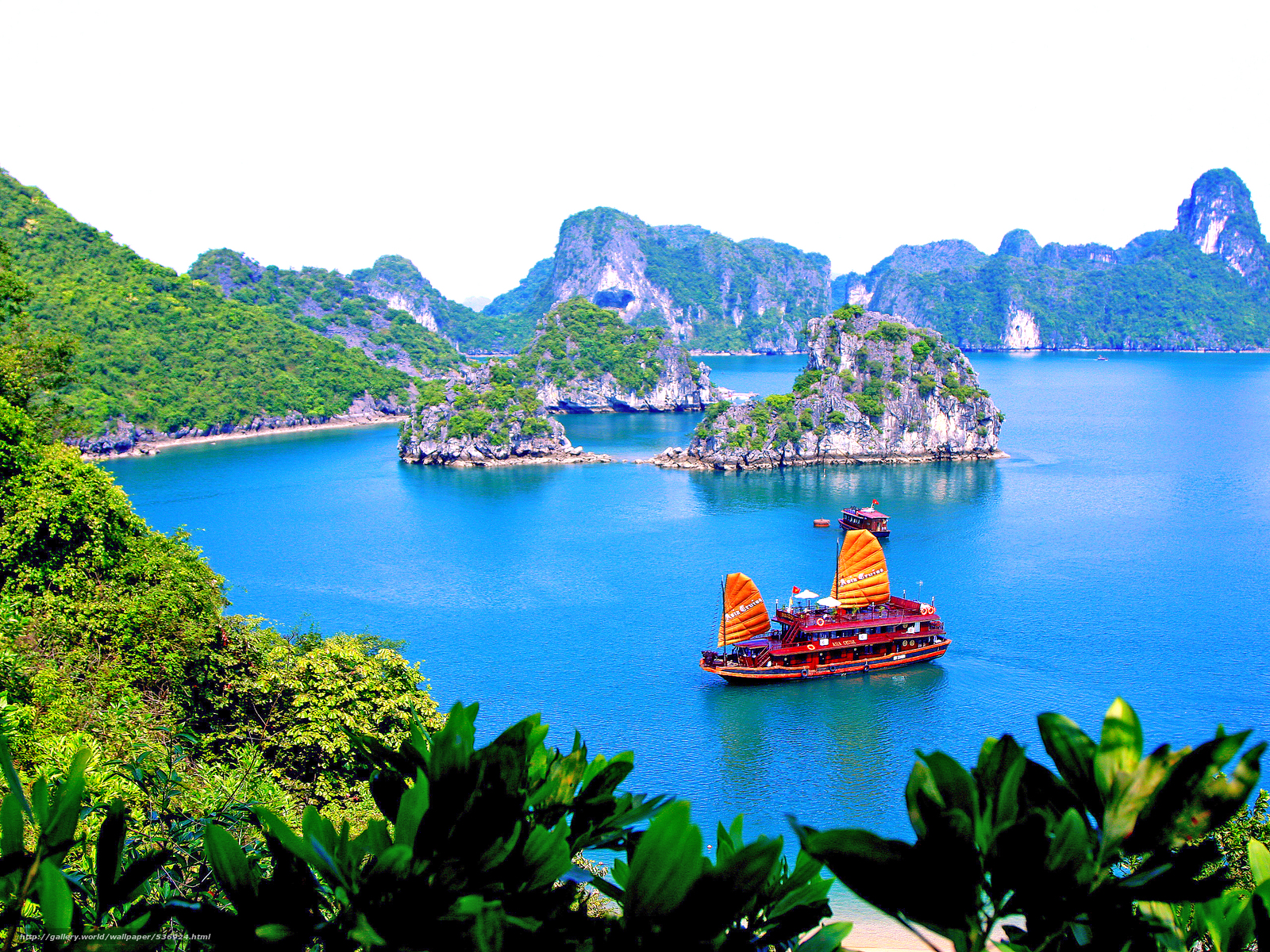 Wallpaper Landscape Vietnam Halong Desktop