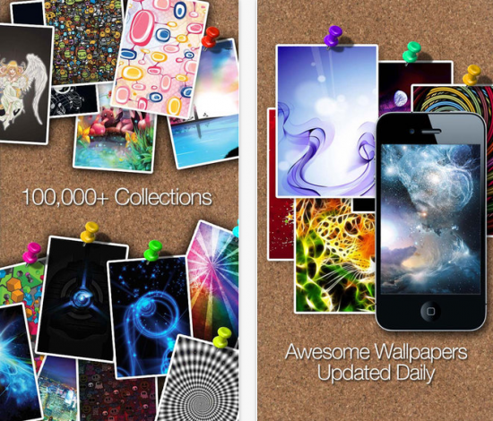  the regular iOS look Change things up with these iOS wallpaper apps